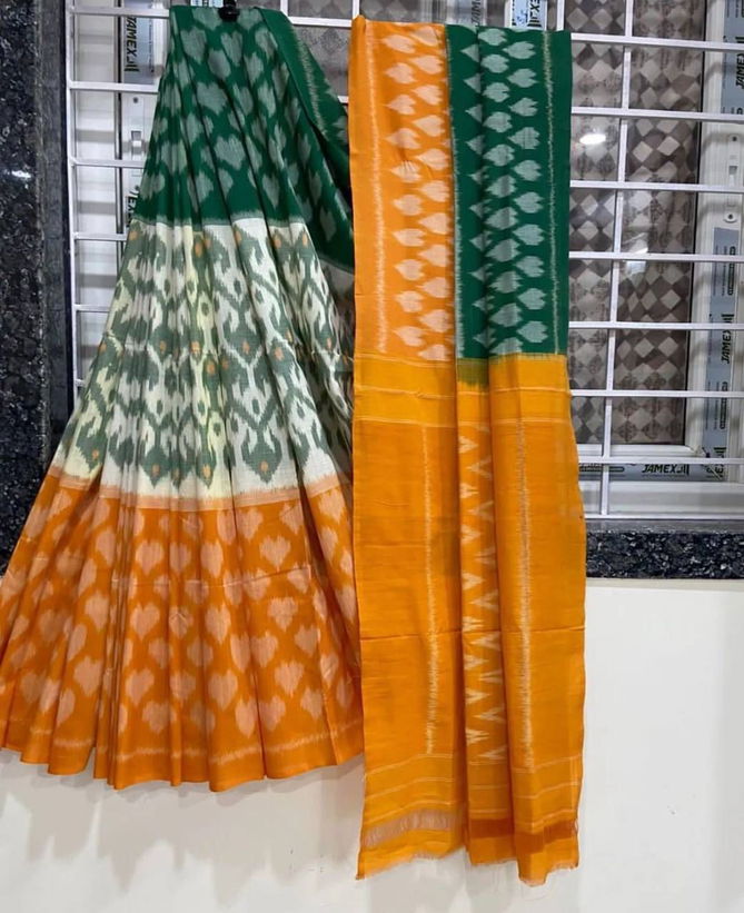 MG 263 Plain Linen Printed Daily Wear Sarees Catalog